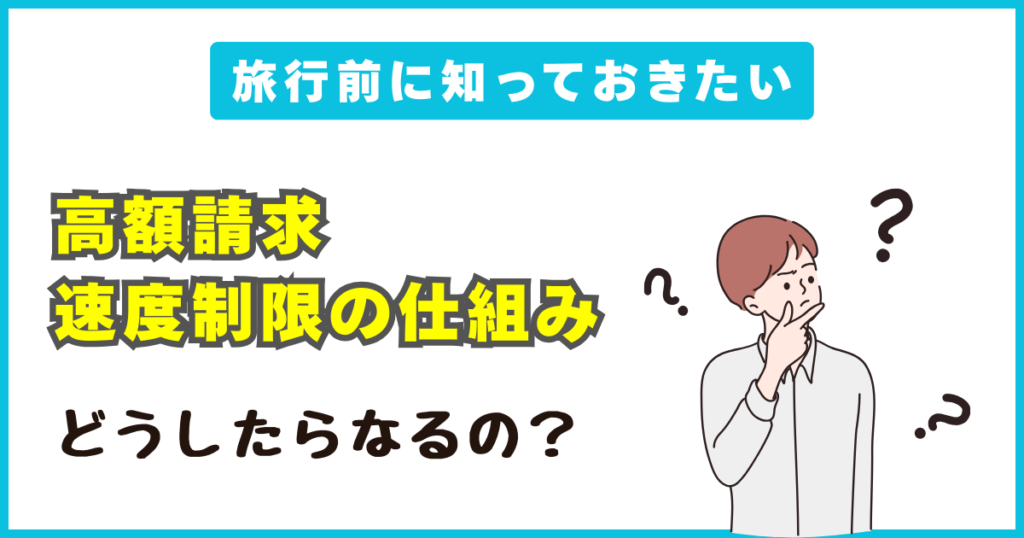 ahamoを海外で利用する際の注意点