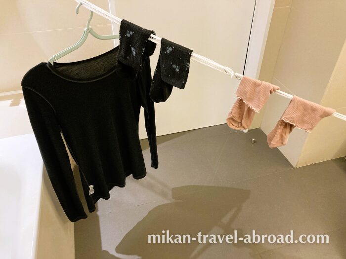 海外旅行 手洗い洗濯