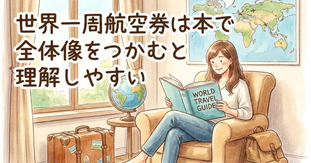 世界一周航空券は本で全体像をつかむと理解しやすい