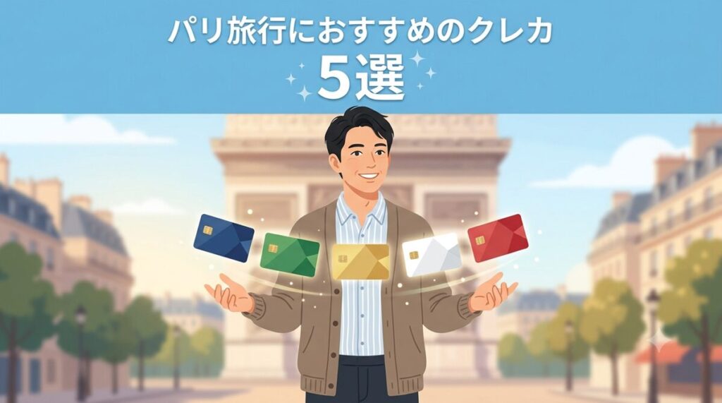 パリ旅行におすすめのクレジットカード5選